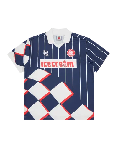 Icecream Kids' Soft Serve Football Top In Blue