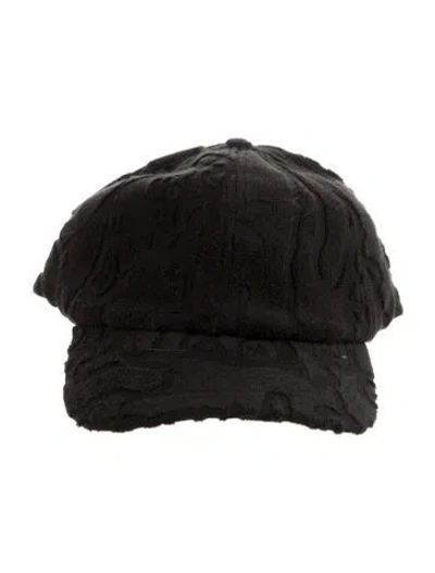 Pre-owned Icecream Solid Baseball Cap In Black