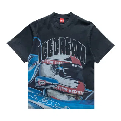Pre-owned Icecream Sponsor Short-sleeve Knit Tee 'black' | Men's Size L