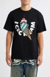 Icecream Spoonful Graphic T-shirt In Black