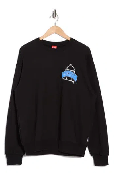 Icecream Static Age Graphic Sweatshirt In Black