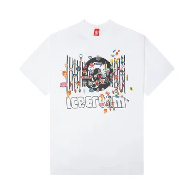 Pre-owned Icecream Stick Up Short-sleeve Tee 'white' | Men's Size M