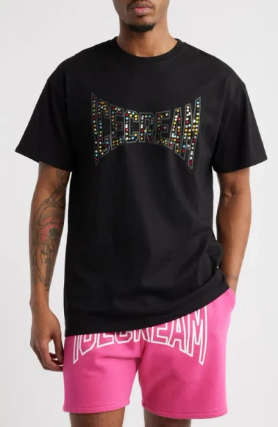 Icecream Stoney Graphic T-shirt In Black