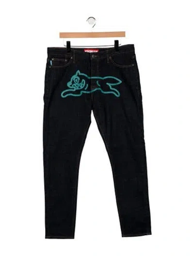 Pre-owned Icecream Straight-leg Jeans In Blue