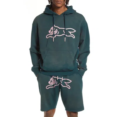 Icecream Strato Hoodie Men Deep Teal Graphic Print Cotton Pullover Posh058 In Multi