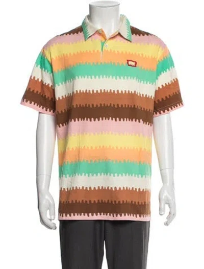 Pre-owned Icecream Striped Short Sleeve Shirt In Multi