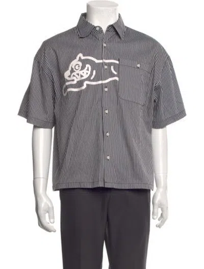 Pre-owned Icecream Striped Short Sleeve Shirt In Multicolor