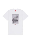 Icecream Dive Short Sleeve Tee In White