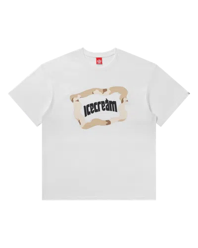 Icecream Kids' Taupe Ss Tee In Red