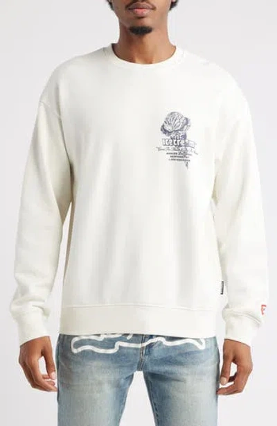 Icecream The Biz Graphic Sweatshirt In Whisper White