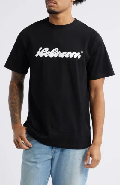 Icecream These Eyes Graphic T-shirt In Black