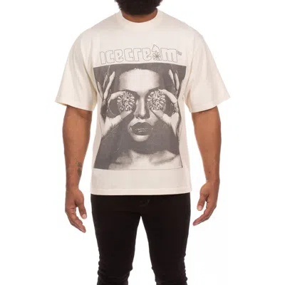 Icecream These Eyes Graphic T-shirt In Neutral