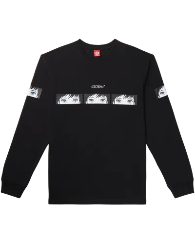 Icecream Kids' These Eyes Long-sleeve Knit In Black