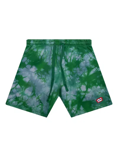 Icecream Tie-dye Shorts In Green