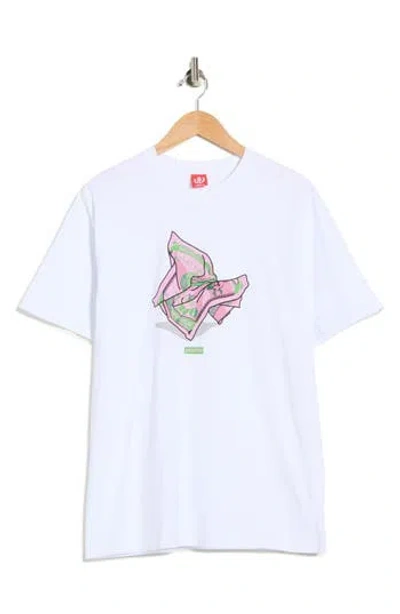 Icecream Tip Graphic T-shirt In White