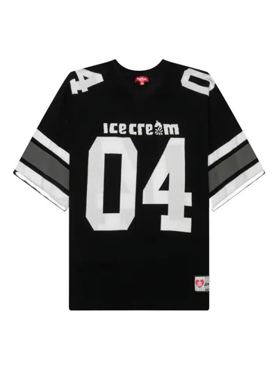 Icecream Touch Down Short-sleeve T-shirt In Black
