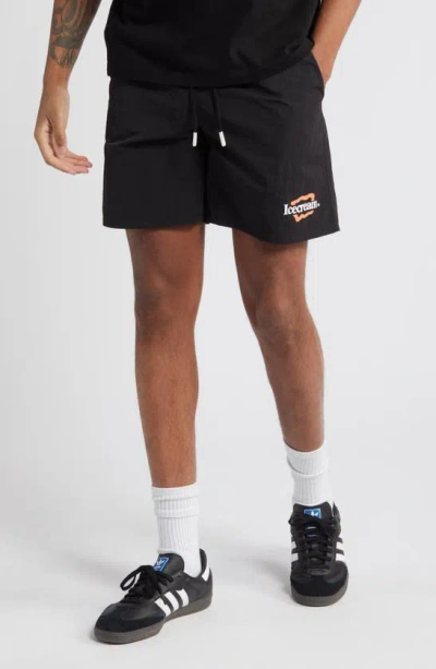 Icecream Trademark Shorts In Black