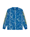 Icecream Tree Camo Ls T-shirt In Blue