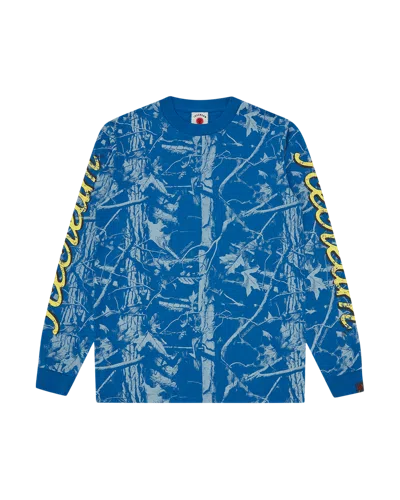 Icecream Kids' Tree Camo Ls T-shirt In Blue