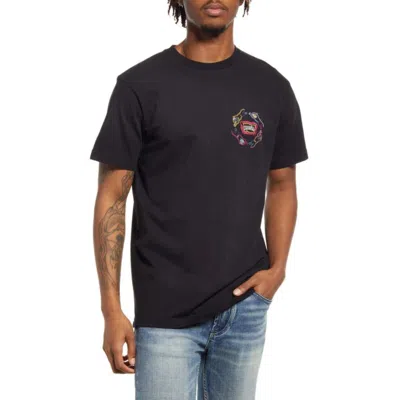 Icecream T-shirt Men's Black 100% Cotton Embroidered Logo Short Sleeve Frog4