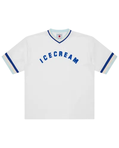Icecream Kids' V-neck Sports Jersey In White