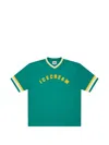 Icecream V-neck T-shirt In Green