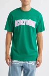Icecream Vanilla Graphic T-shirt In Green