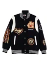 Icecream Navy Blue Collegiate Patch Varsity Jacket In Blue