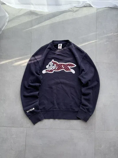 Pre-owned Icecream Vintage Bbc  Sun Faded Y2k Opium Sweatshirt In Blue