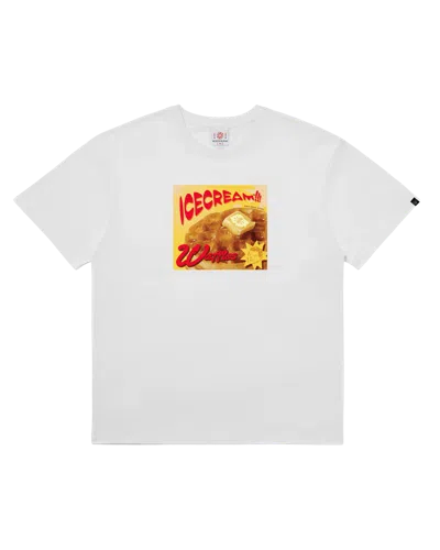Icecream Kids' Waffles! Ss Tee In White