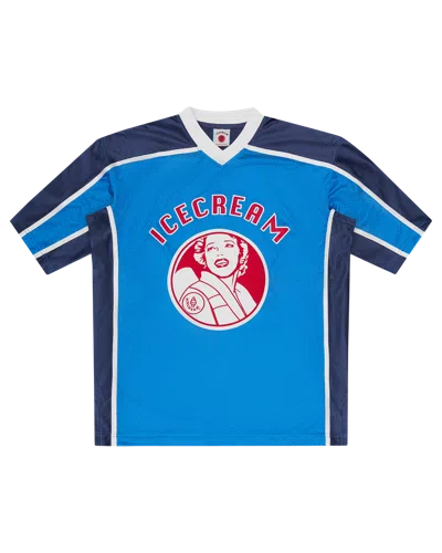 Icecream Kids' Waitress Football Top In Blue