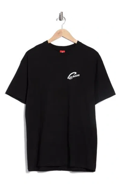 Icecream Waitress Graphic T-shirt In Black