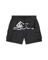 Icecream Walker Cargo Shorts In Black