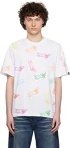 Icecream White All-over Running Dog T-shirt In White