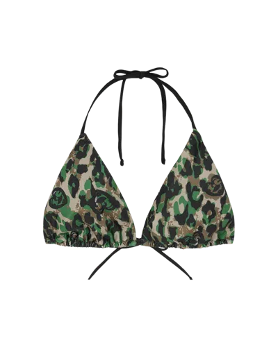 Icecream Kids' Womens Camo Bikini Top In Metallic