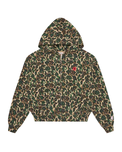 Icecream Kids' Womens Camo Zip Through Hood In Multi