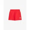 Icecream Womens Red College Logo-print Cotton-jersey Shorts In Red