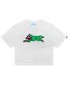Icecream Womens Running Dog Cropped Tee In White