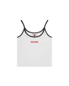 Icecream Womens Soft Serve Contrast Vest Top In White