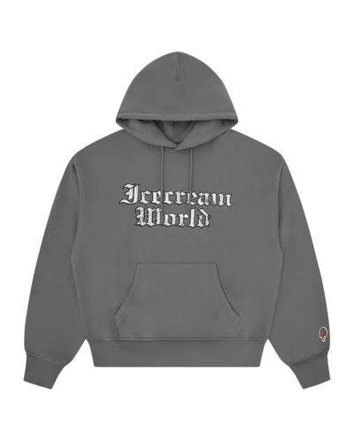 Icecream Kids'  World Oversized Popover Hood In Gray