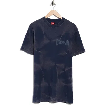 Icecream Wrestle Cotton Jersey Graphic T-shirt In Blue