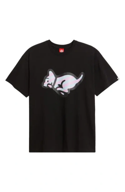 Icecream Yikes Stripes Graphic T-shirt In Black