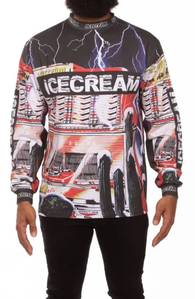 Icecream Yojimbo Cotton Jersey Graphic T-shirt In Multi
