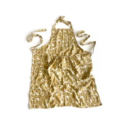 Ichcha Organic Cotton Harvest Apron In Brown