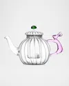 Ichendorf Alice Pink Rabbit And Green Mushroom Teapot
