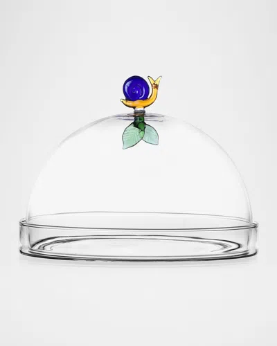 Ichendorf Animal Farm Dome With Snail & Leaf Dish