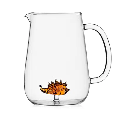 Ichendorf Animal Farm Hedgehog Pitcher In Clear