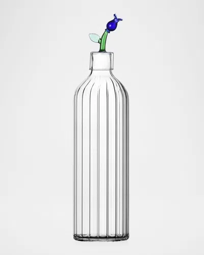 Ichendorf Botanica Blue Flower Optical Bottle, 33.8 oz