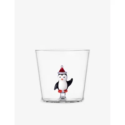 Ichendorf Christmas Tales Penguin Glass Tumbler In Multi