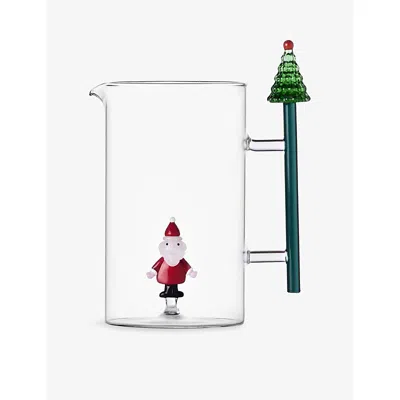 Ichendorf Christmas Tales Santa Claus And Christmas Tree Glass Jug In Multi